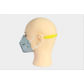 N95 탄력있는 earlap face shield mask.